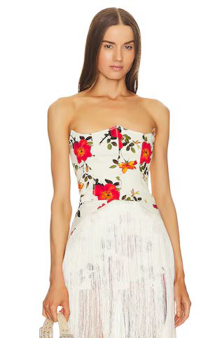 Mirae West Corset in Rose Branch from Revolve.com | Revolve Clothing (Global)