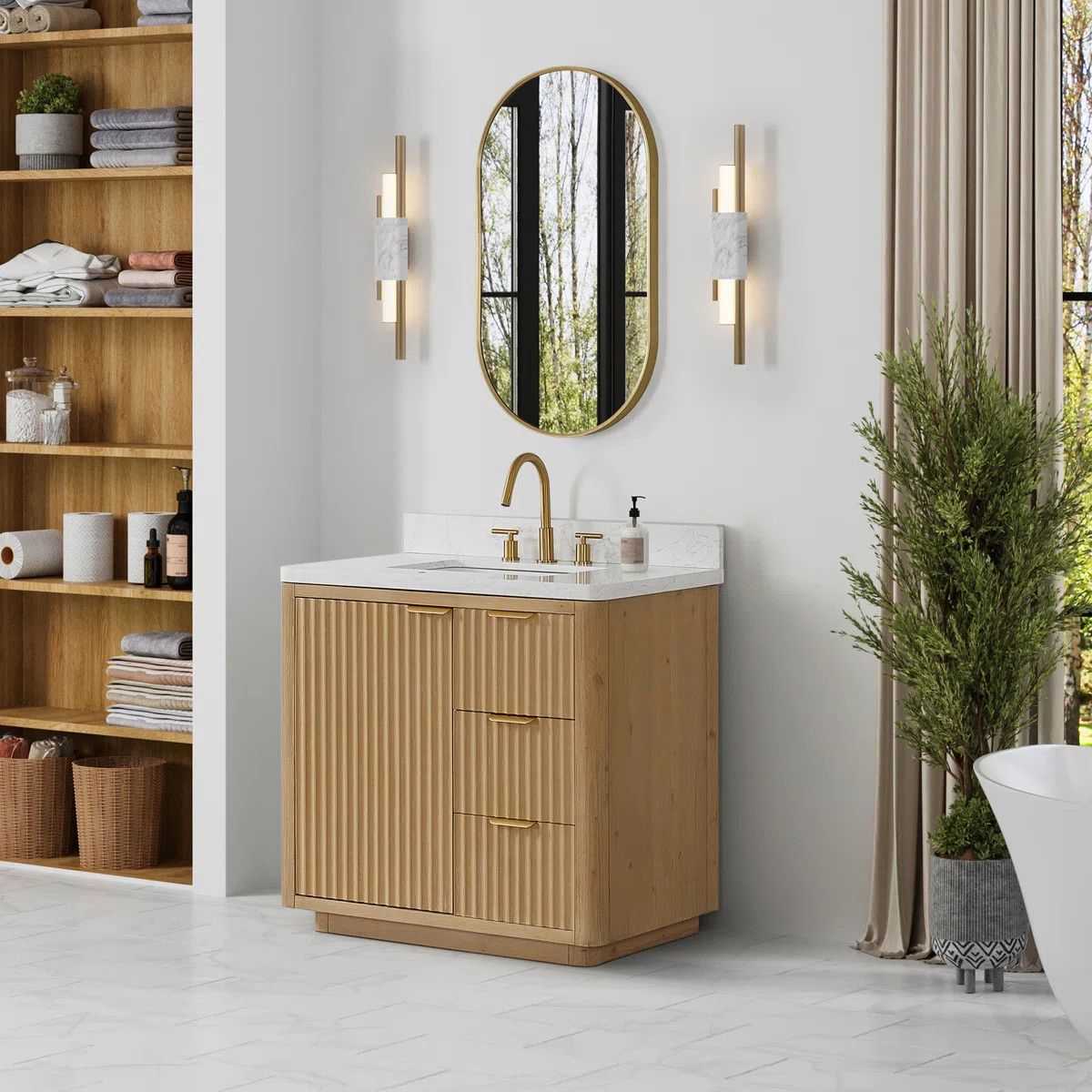 Joss & Main Adela 36" Single Bathroom Vanity Set & Reviews | Wayfair | Wayfair North America