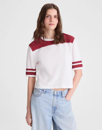 The Relaxed Varsity Tee in Vintage Jersey | Madewell