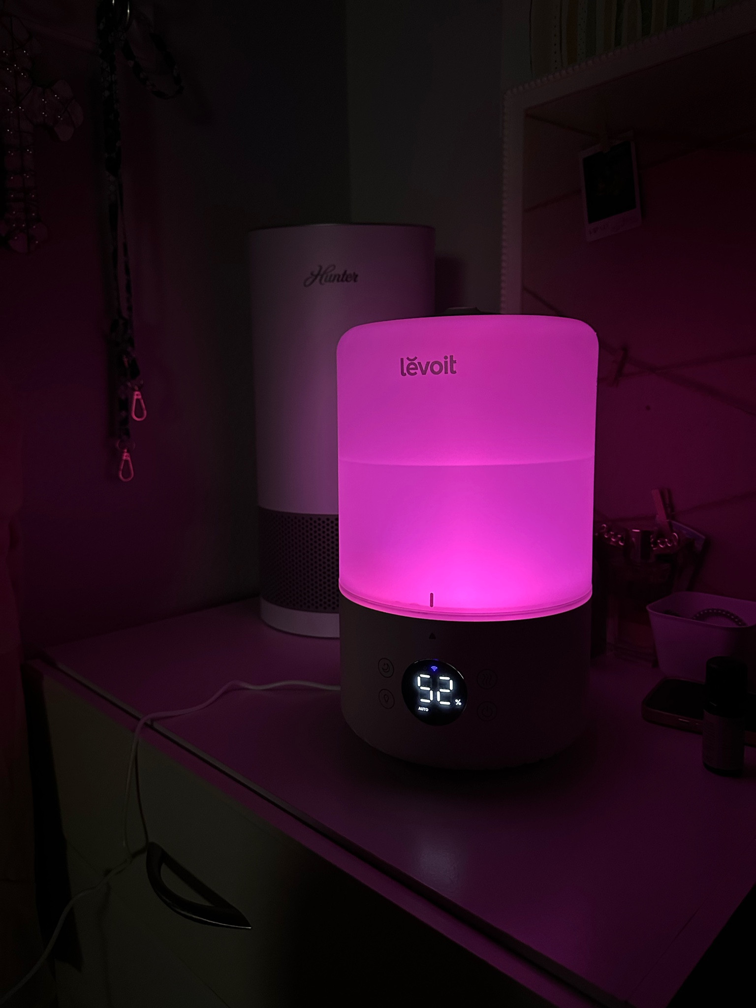Levoit 200s Air humidifier. Hunter HP400 Tower Air purifier. Organic eucalyptus essential oil  

#LTKFind #LTKhome #LTKGiftGuide
