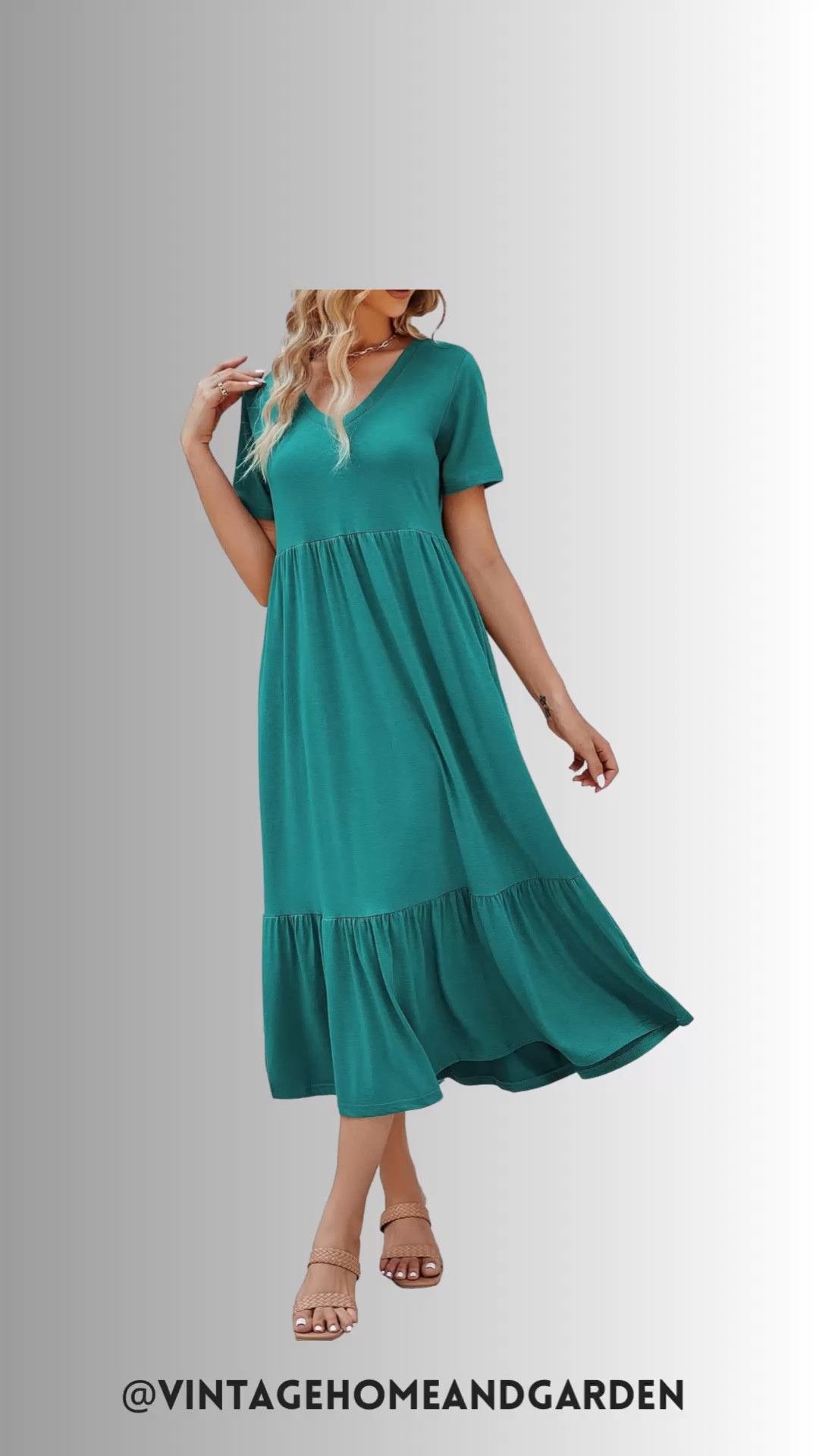 Beautiful v-neck  shortsleeve beach or maxi dress in many colors🤍

#LTKStyleTip #LTKSeasonal #LTKSaleAlert