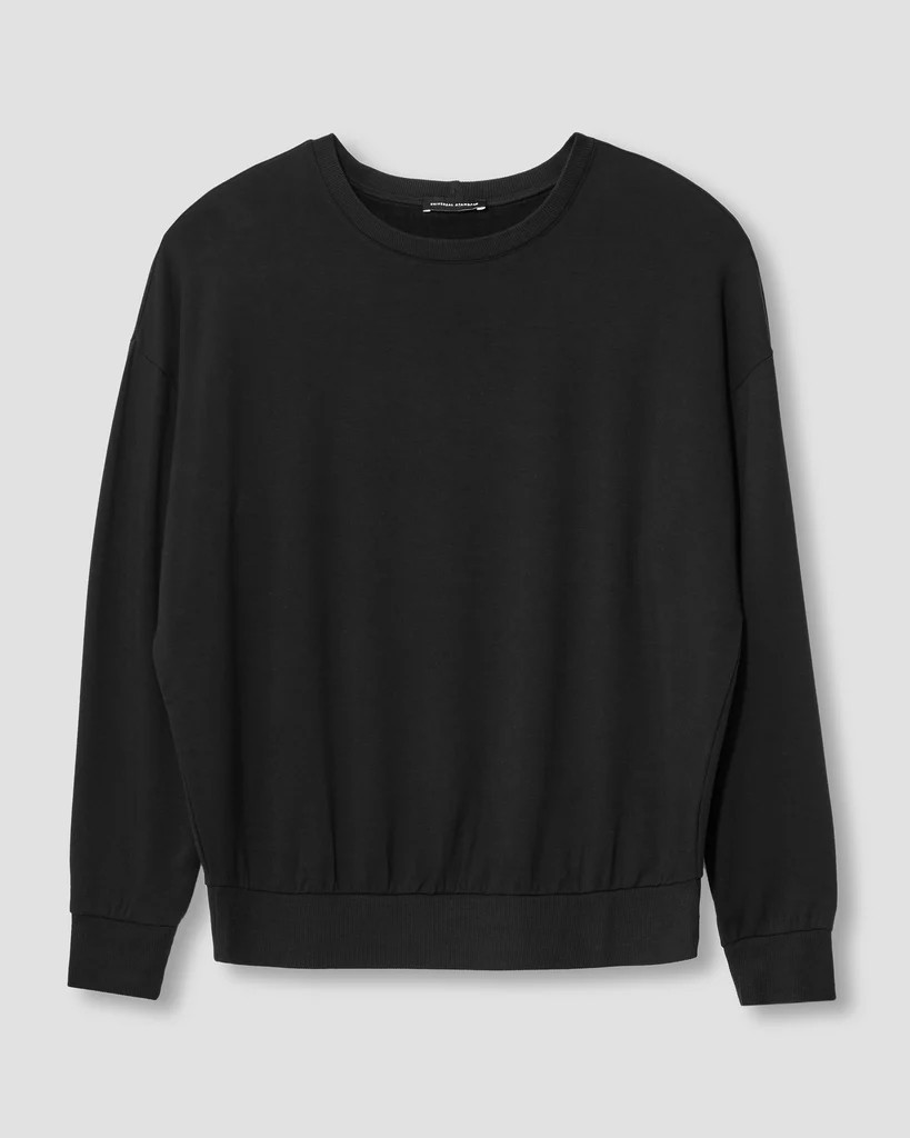 Lauren Core Sweatshirt - Black | Universal Standard