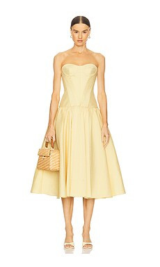 Alexis Summers Dress in Yellow Stripe from Revolve.com | Revolve Clothing (Global)