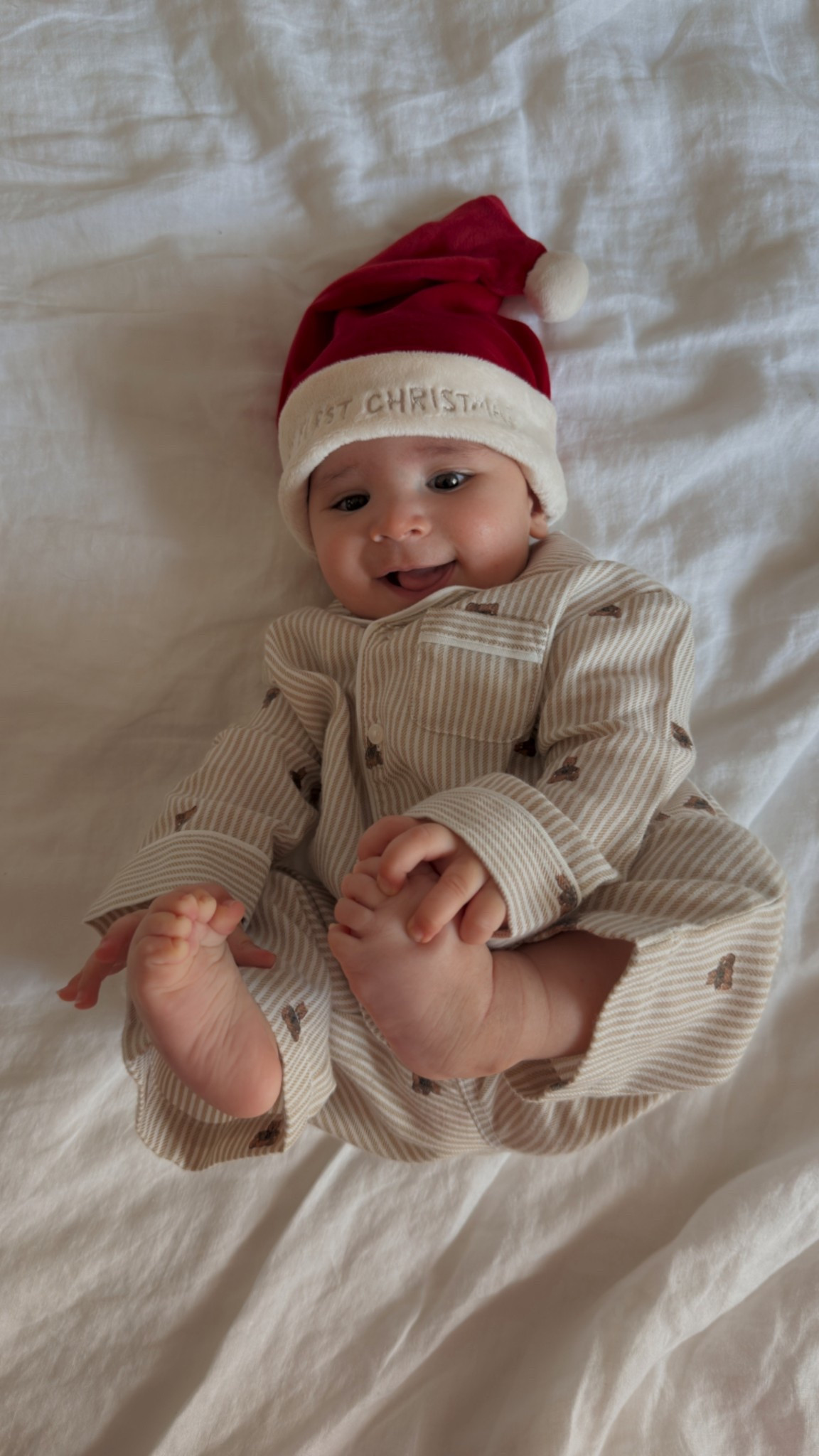 Baby’s first Christmas Santa hat & bear pjs 

#LTKHoliday #LTKGiftGuide #LTKBaby