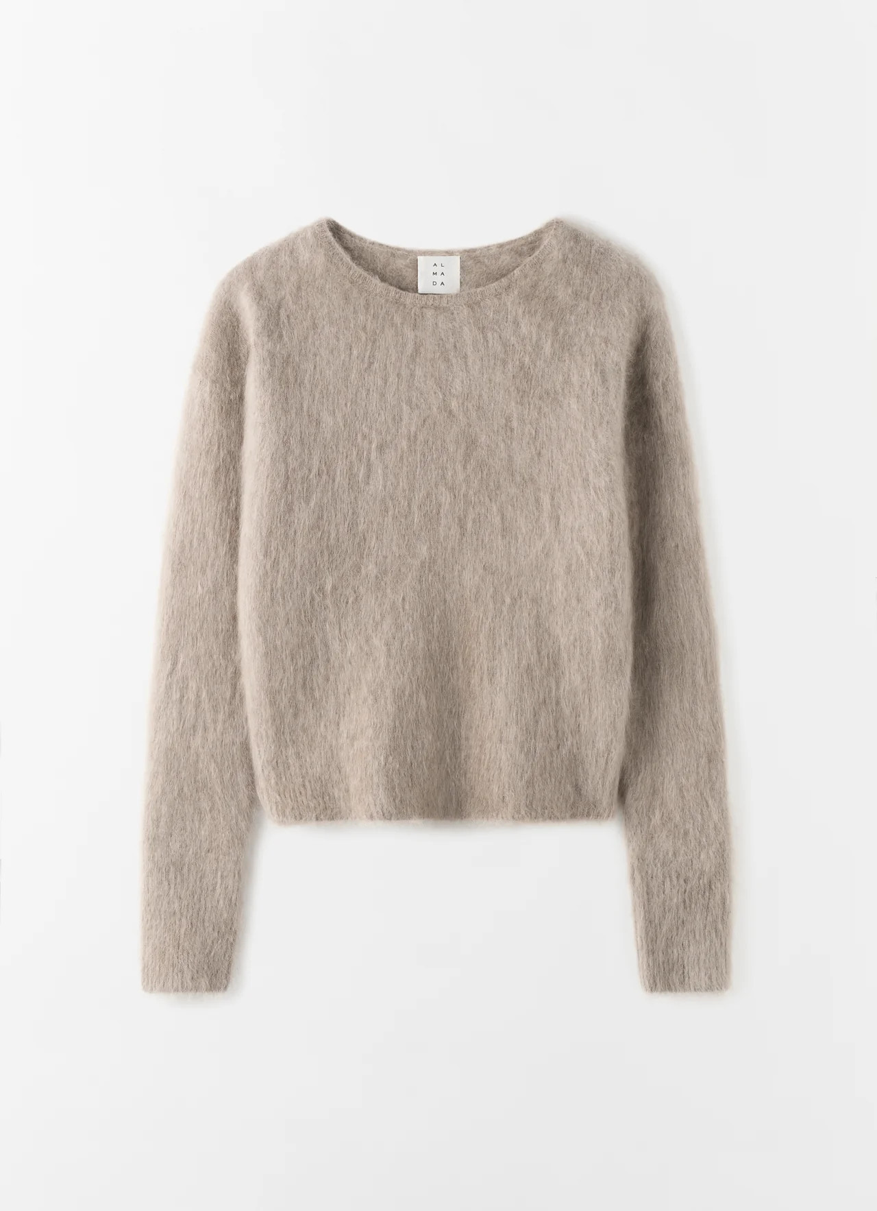 Zoe Crewneck Sweater, nougat | Almada Label