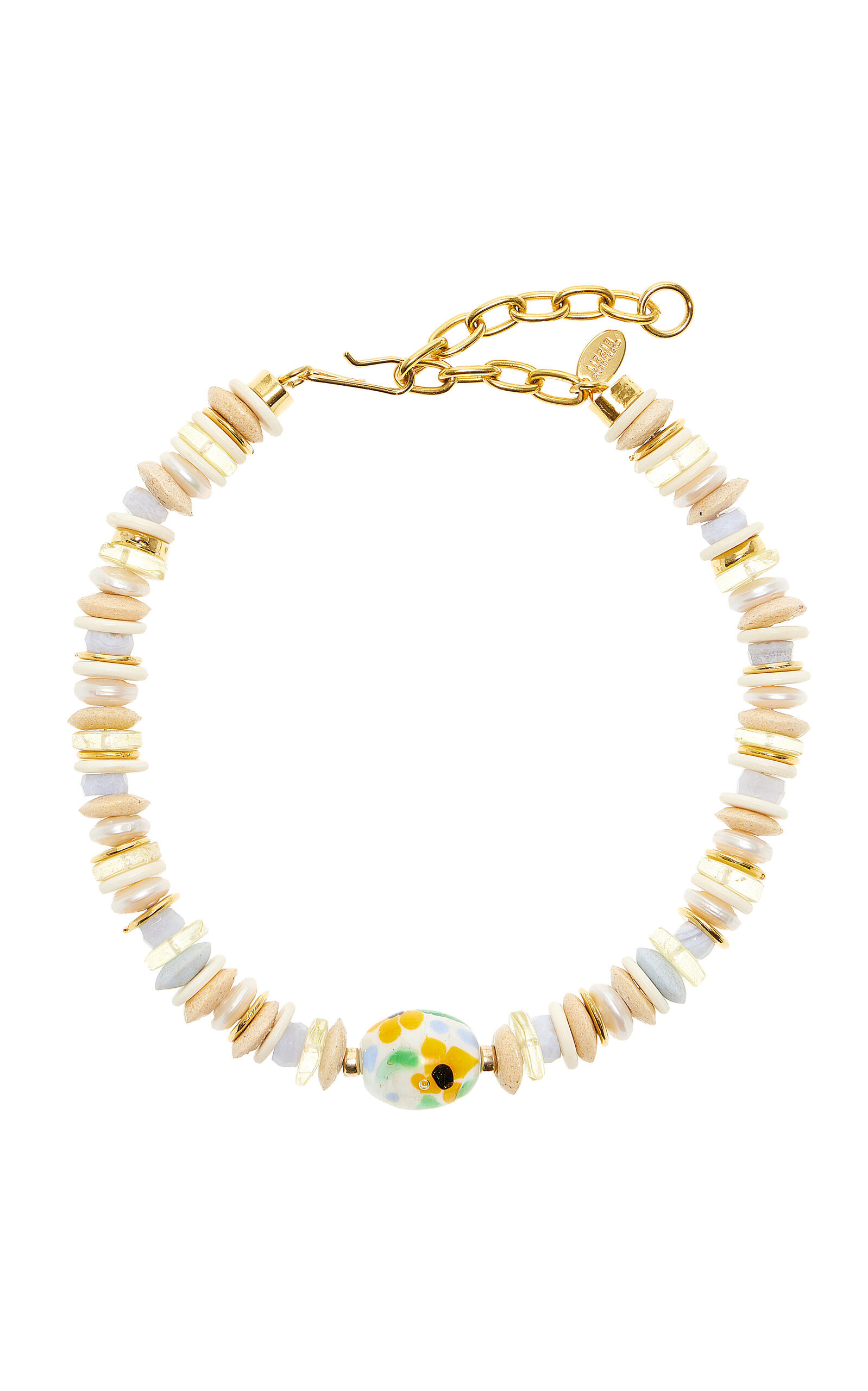 Lizzie Fortunato - Kado Collar Gold-Plated Multi-Stone Necklace - Multi - OS - Moda Operandi - Gifts For Her | Moda Operandi (Global)
