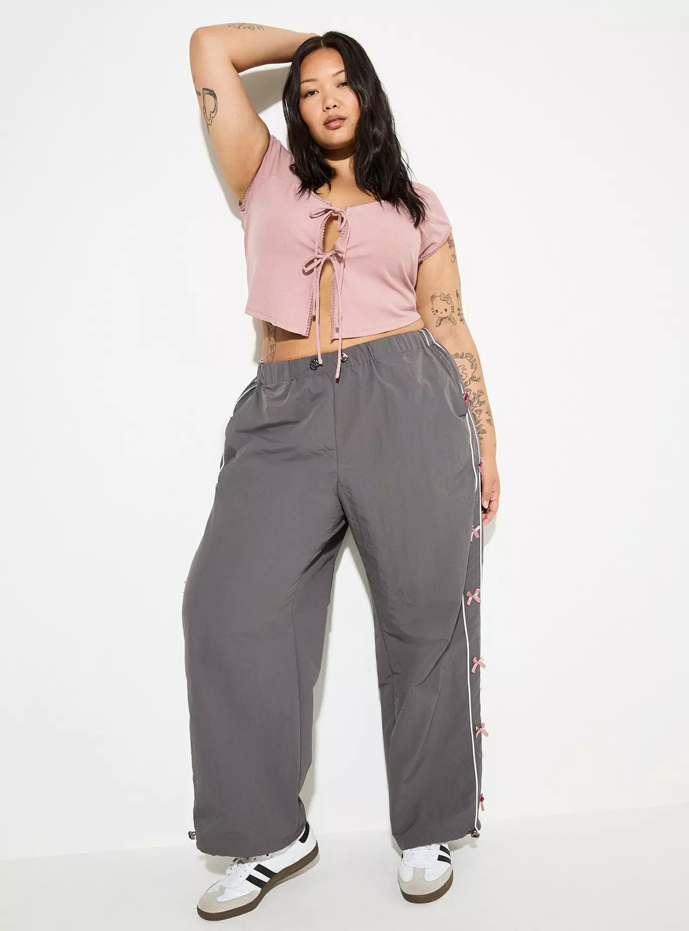 LoveSick Picot-Edge Front-Tie Top | Torrid (US & Canada)