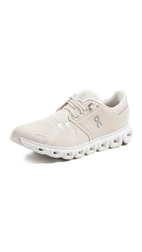 On Women's Cloud 6 Sneakers, Pearl/White, 6.5 Medium US | Amazon (US)