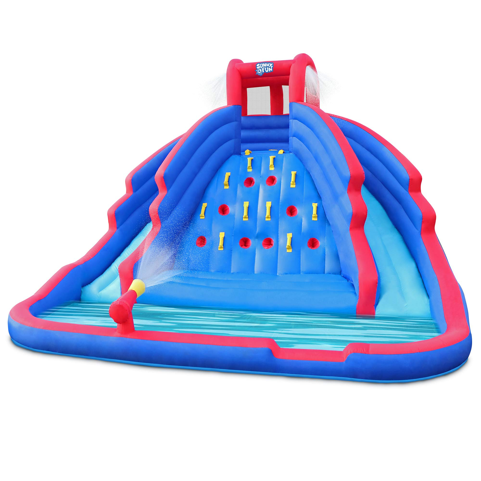 Sunny & Fun Ultra Climber Inflatable Water Slide Park – Heavy-Duty for Outdoor Fun - Climbing W... | Amazon (US)