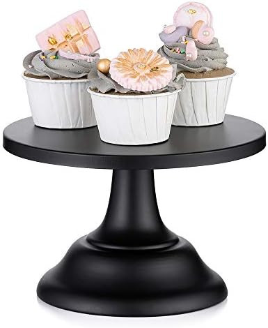 Black Cake Stand Wedding Dessert Cupcake 8 inches/ 20cm Round Cake Stands for Birthday Party Wedd... | Amazon (CA)