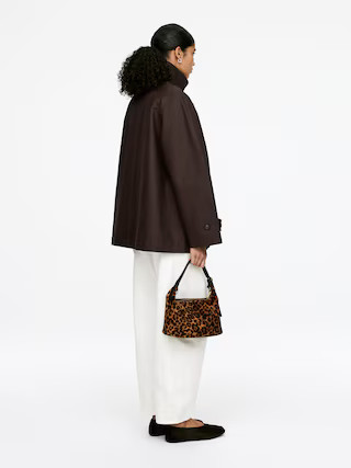 Lined Cotton Jacket – Dark Brown – Women – ARKET GB | Arket UK