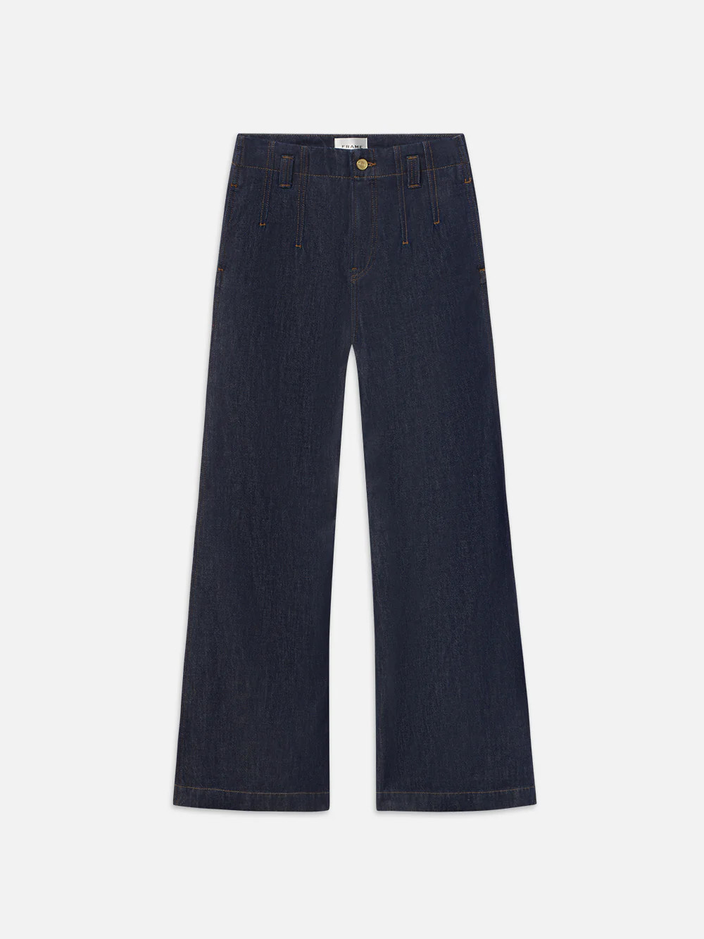 Darted Wide Leg Jean  in  Rinse | Frame Denim
