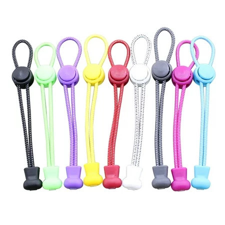 NUOLUX 9pcs Elastic Shoe Laces Adjustable Tieless Shoelaces Shoelaces with Lock Device Useful Shoe Laces Strings for Sneakers Boots Shoes (Mixed Color) | Walmart (US)