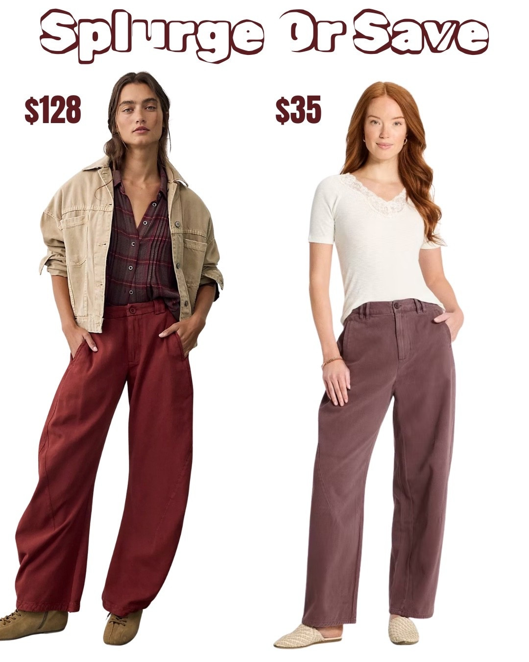 These pants are so similar and both so cute! @Target

#LTKSeasonal #LTKootd #LTKSaleAlert