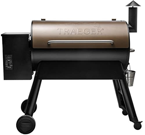Traeger Grills Pro 34 Electric Wood Pellet Grill and Smoker, Bronze, 884 Square Inches Cook Area, 450 Degree Max Temperature, Meat Probe, 6 in 1 BBQ Grill | Amazon (US)