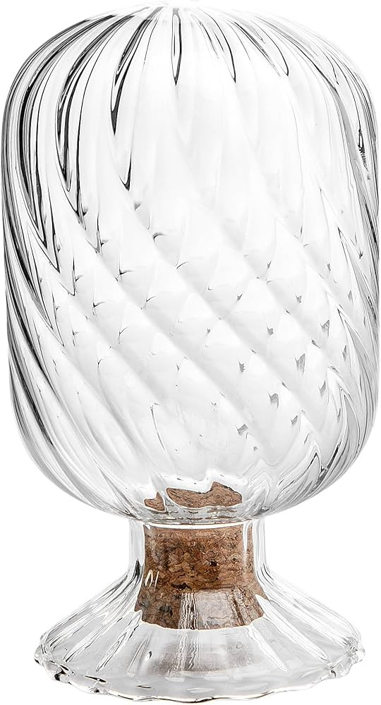 moonoom Helix Shaped Match Holder, Glass Matches Cloche for 3.5 Inch, Upside Down Match Holder Ja... | Amazon (US)
