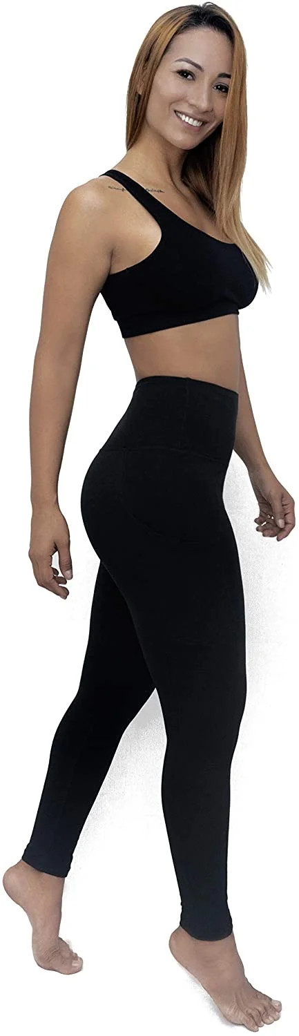 LMB Lush Moda Leggings for Women with Comfortable Yoga Waistband - Buttery Soft in Many of Colors... | Walmart (US)