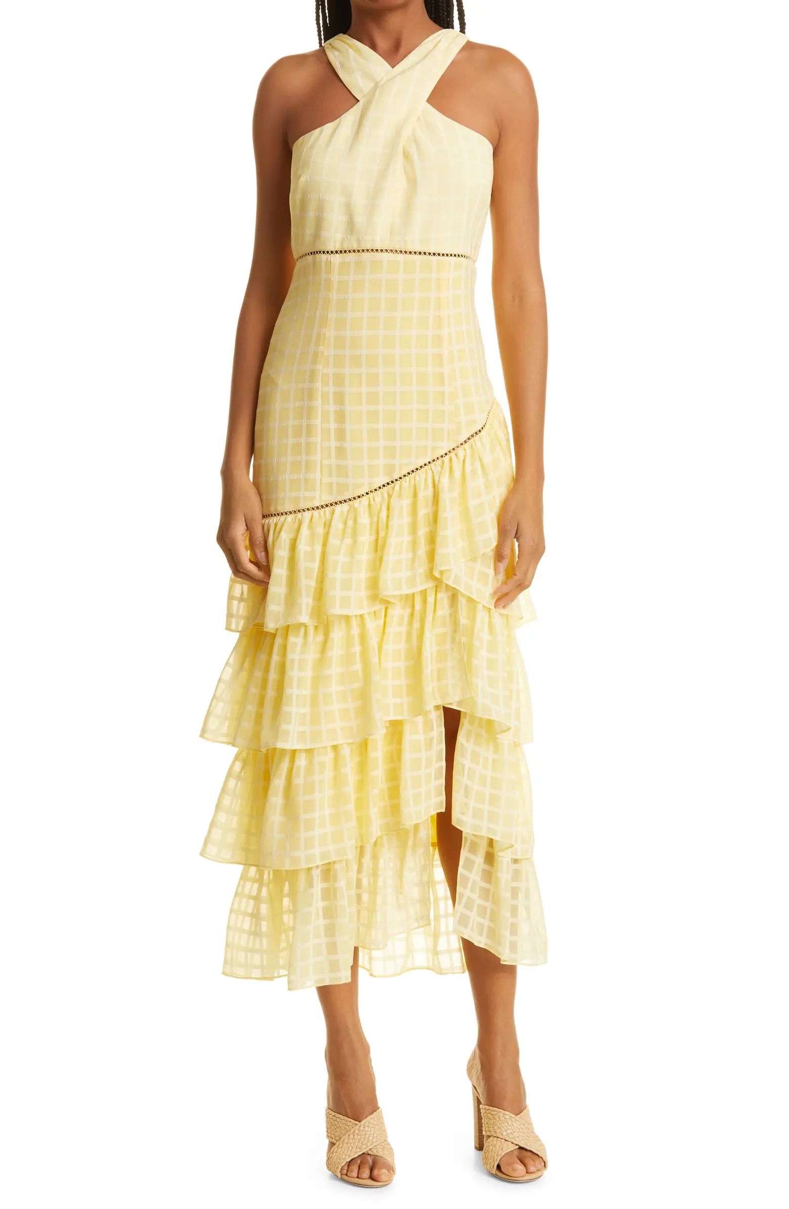 LIKELY LIKLEY Reni Tiered Midi dress | Nordstrom | Nordstrom