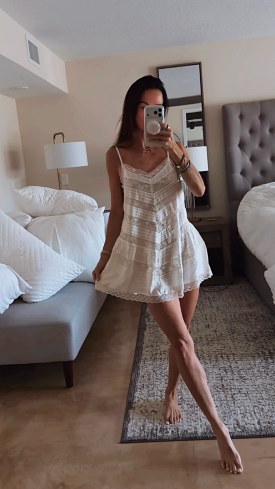 A little white dress moment 🤍

The lace, the floaty fit, the tiny hemline… she’s sweet with just the right amount of sass. Still one of my favorite warm-weather dresses.

#LittleWhiteDress #SummerStyle #VacationOutfit #FeminineStyle #NicoleColeeStyle