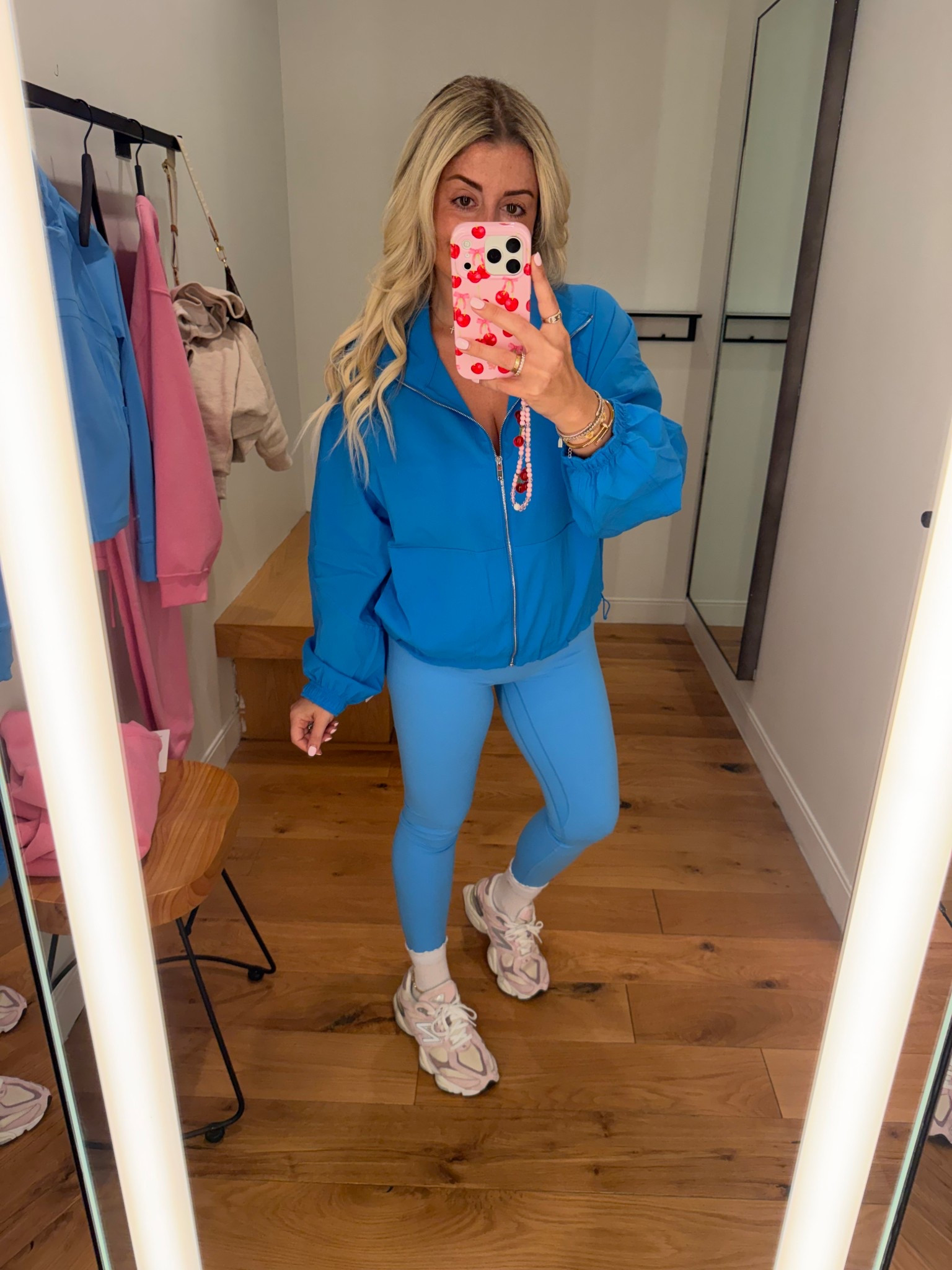 New @lululemon 
Jacket xs
Align leggings 4
New balance tts