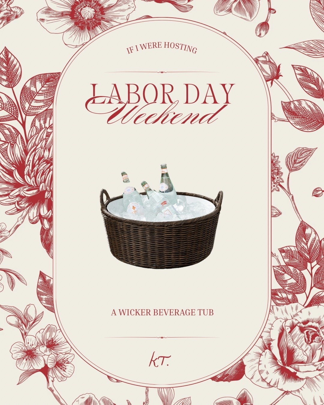 The perfect beverage tub for a picnic