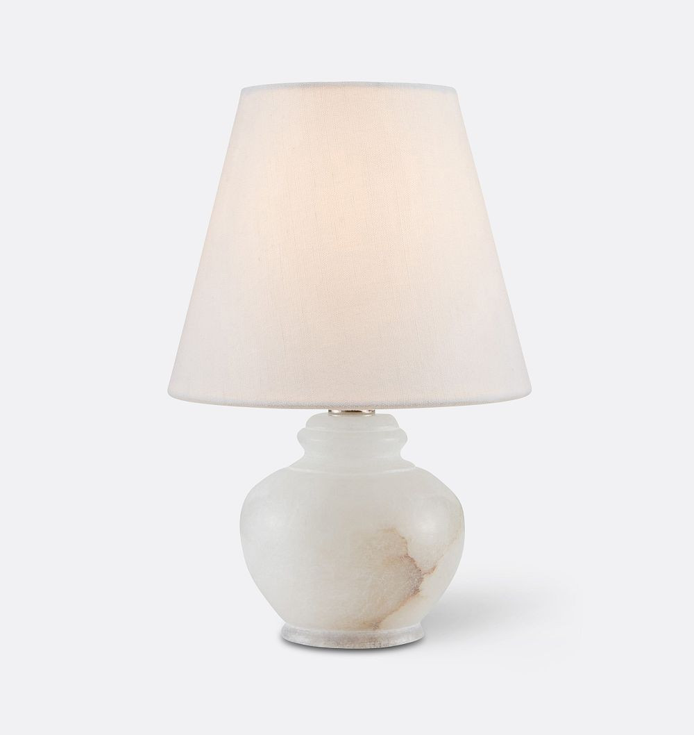Piccolo Table Lamp, Alabaster | Rejuvenation