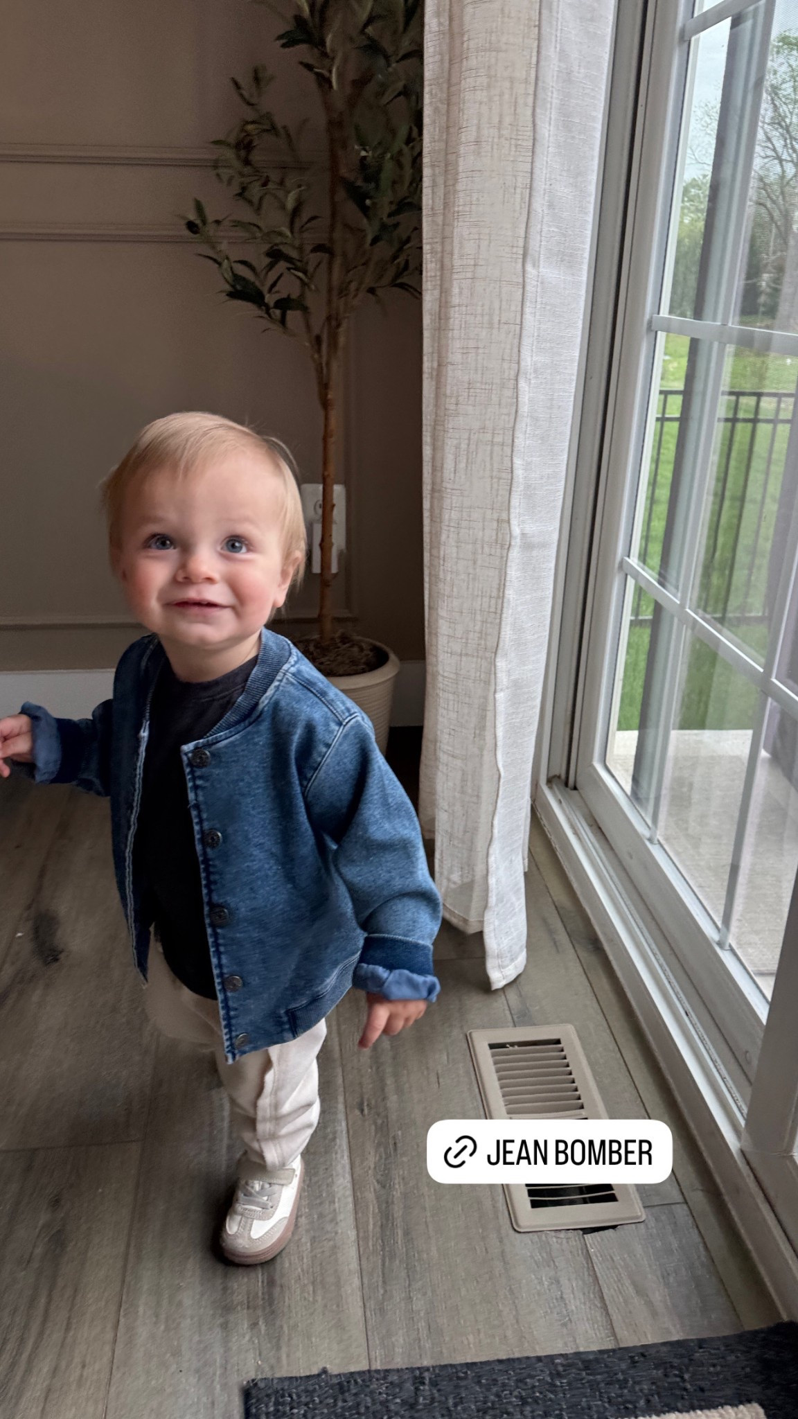 The cutest boy bomber Jean jacket!!! 

#LTKFamily #LTKBaby #LTKKids