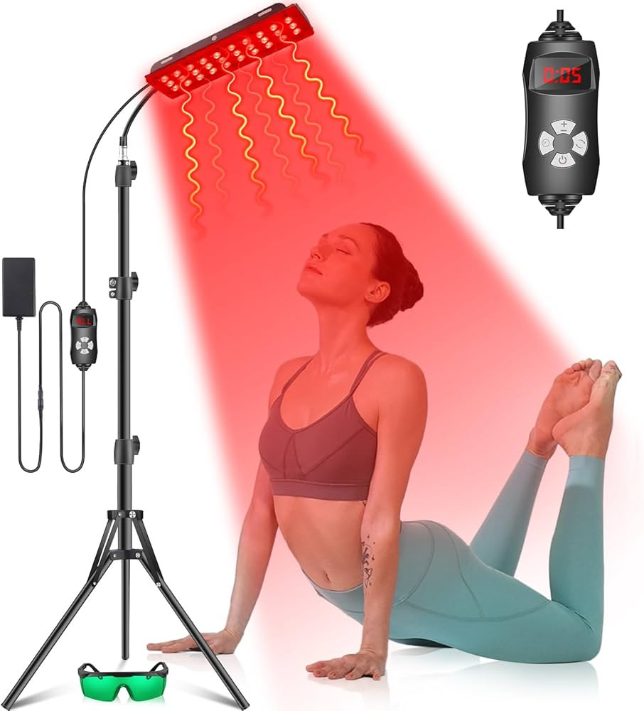 Red Light Therapy Lamp for Body, Infrared Light Therapy Lamps with Stand, 660nm Red and 850nm Nea... | Amazon (US)