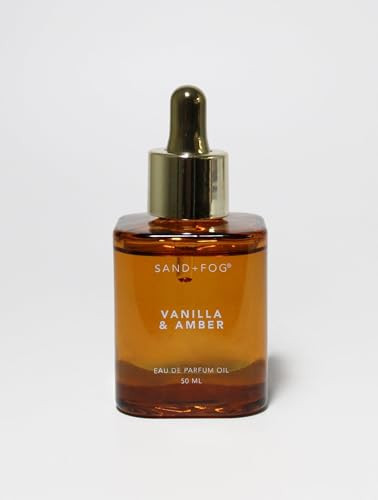 Sand + Fog Vanilla & Amber Eau de Parfum Oil, 1.7oz 50ml, Dropper Bottle | Amazon (US)