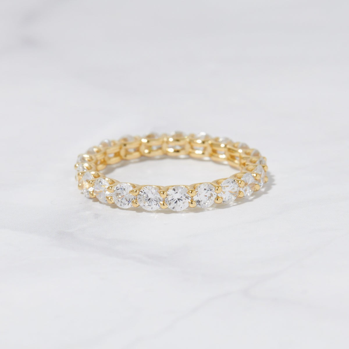 3mm Studded Eternity Band | Sami Jewels