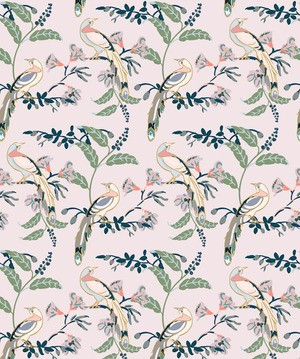 Birds Of Paradise Wallpaper in Pink Lady from the Wallpaper Republic C – BURKE DECOR | Burke Decor