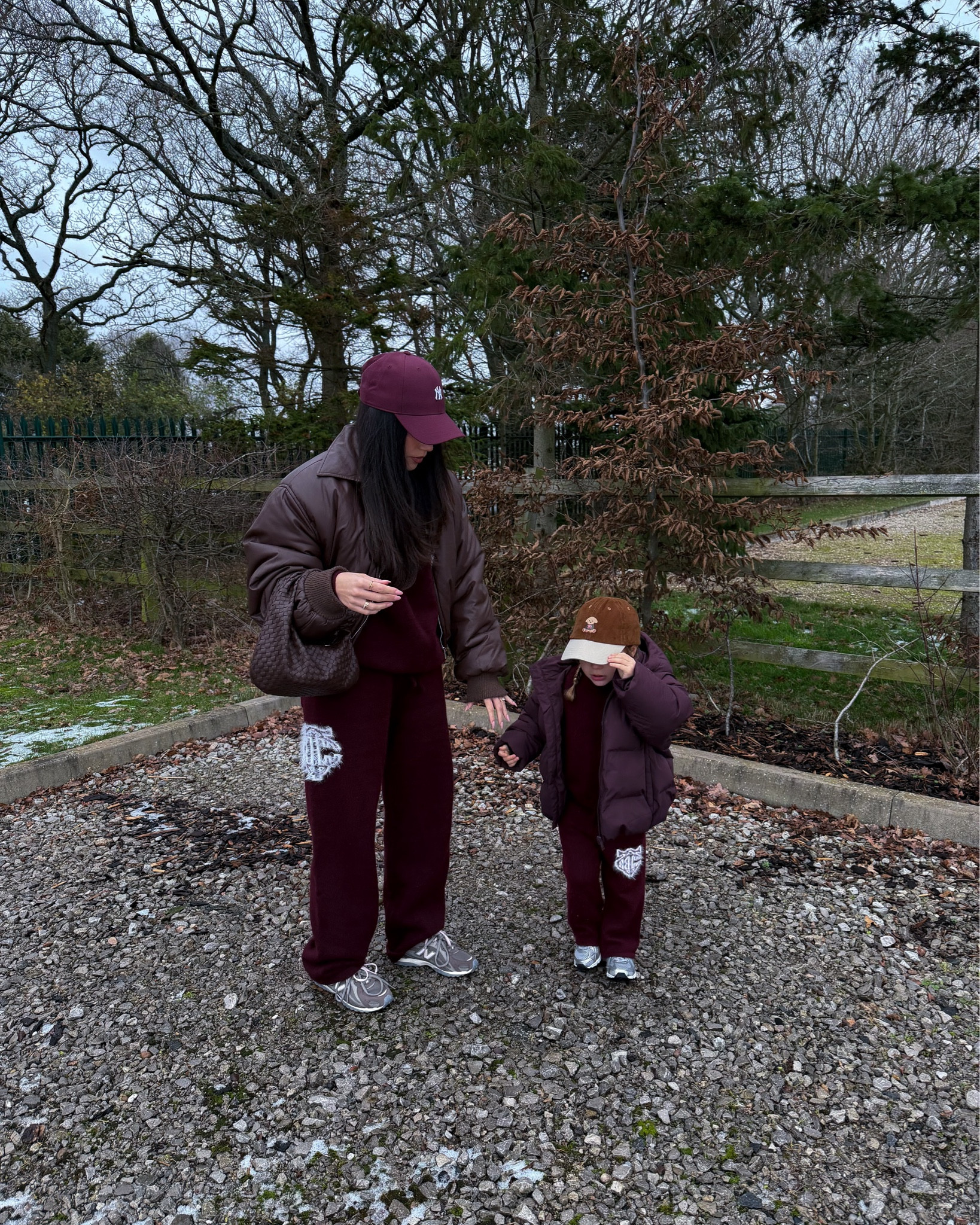 size references ;

Me : size XS jumper / XS bottoms 

Ocean : size 3-4 years in both 

xxxx