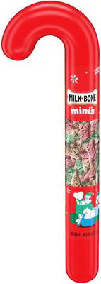 Milk-Bone Candy Cane with Mini Dog Treats, 4.5-oz | Chewy