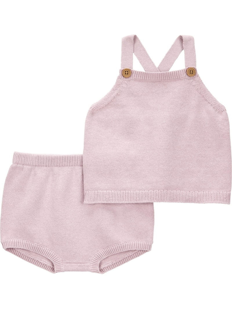 Carter's Child of Mine Baby Girl Outfit Set, 2-Piece, Sizes 0/3-24 Months | Walmart (US)