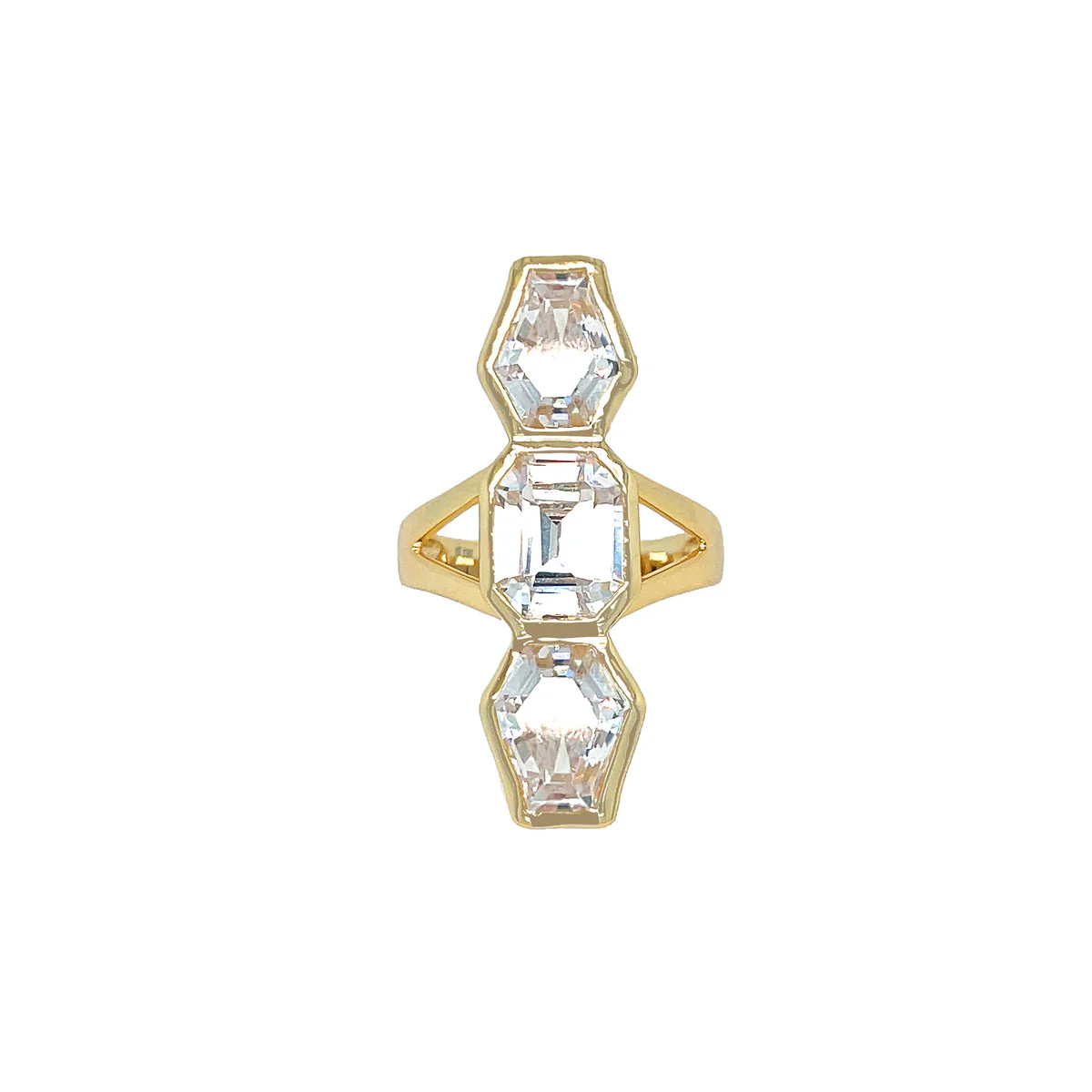 Triple Stone Ring | Jennifer Miller Jewelry