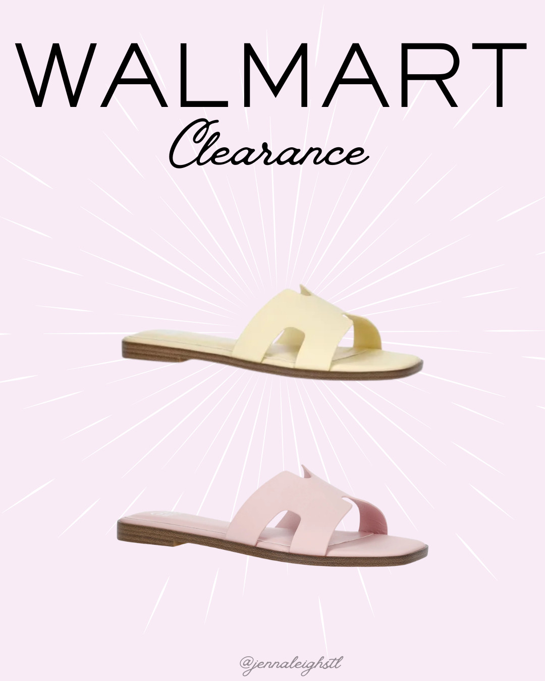Walmart clearance find! These Madden NYC Classic Sandals are on clearance, and I am loving the fun pink and yellow color options. 

 #LTKSaleAlert #LTKMidsize