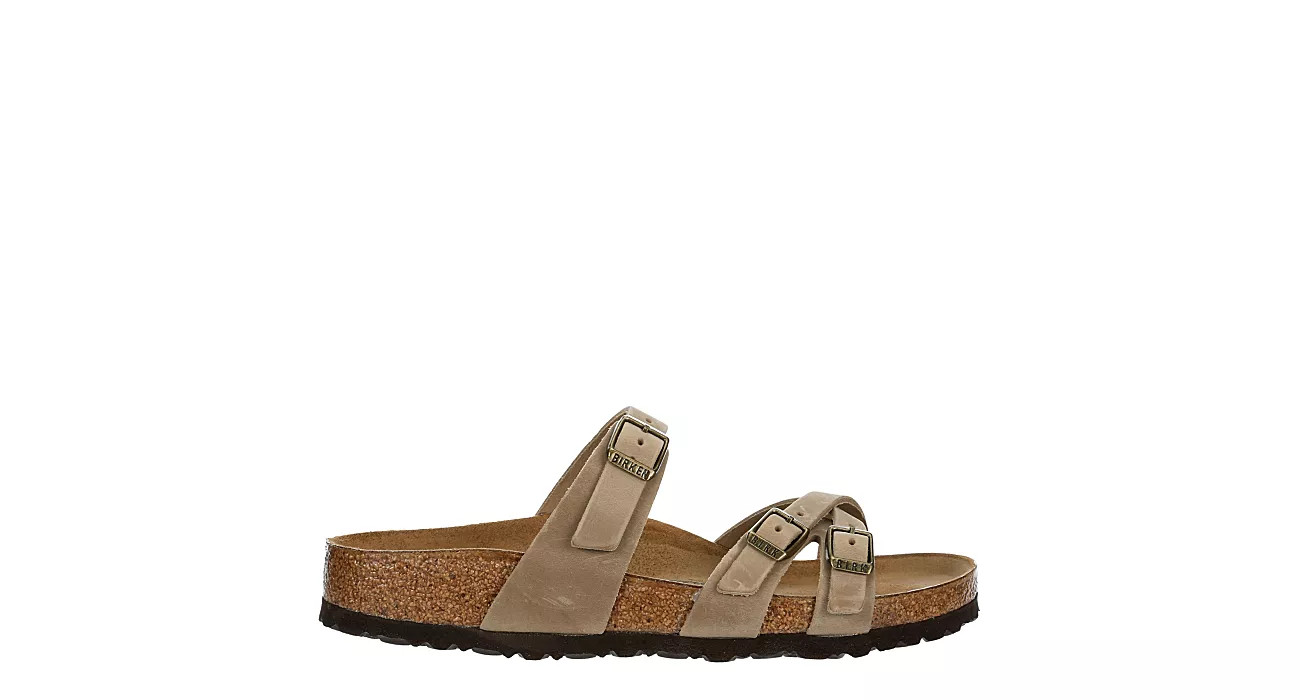 Birkenstock Womens Franca Footbed Sandal - Brown | Rack Room Shoes