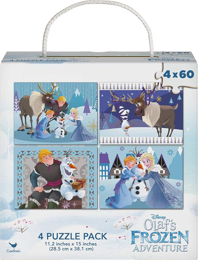 Frozen Puzzles, 60 Pieces, (4-Pack) | Amazon (US)