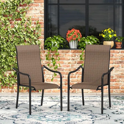 Outdoor Stacking Dining Armchair | Wayfair North America