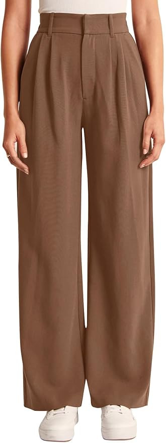 NIMIN High Waisted Work Pants for Women Business Casual Outfits 2025 Office Dress Pants Trousers ... | Amazon (US)