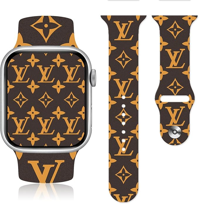 iWatch Bands Compatible with Watch 38mm 40mm 41mm 42mm 44mm 45mm,Soft Silicone Waterproof Strap W... | Amazon (US)