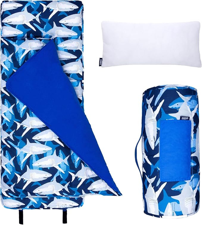 Wildkin Original Nap Mat with Reusable Pillow for Boys & Girls, Perfect for Elementary Daycare Sl... | Amazon (US)