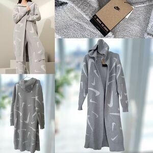 NIKE SPORTSWEAR PHOENIX COZY BOUCLE KNIT CARDIGAN FD4282-077 Size S | Poshmark