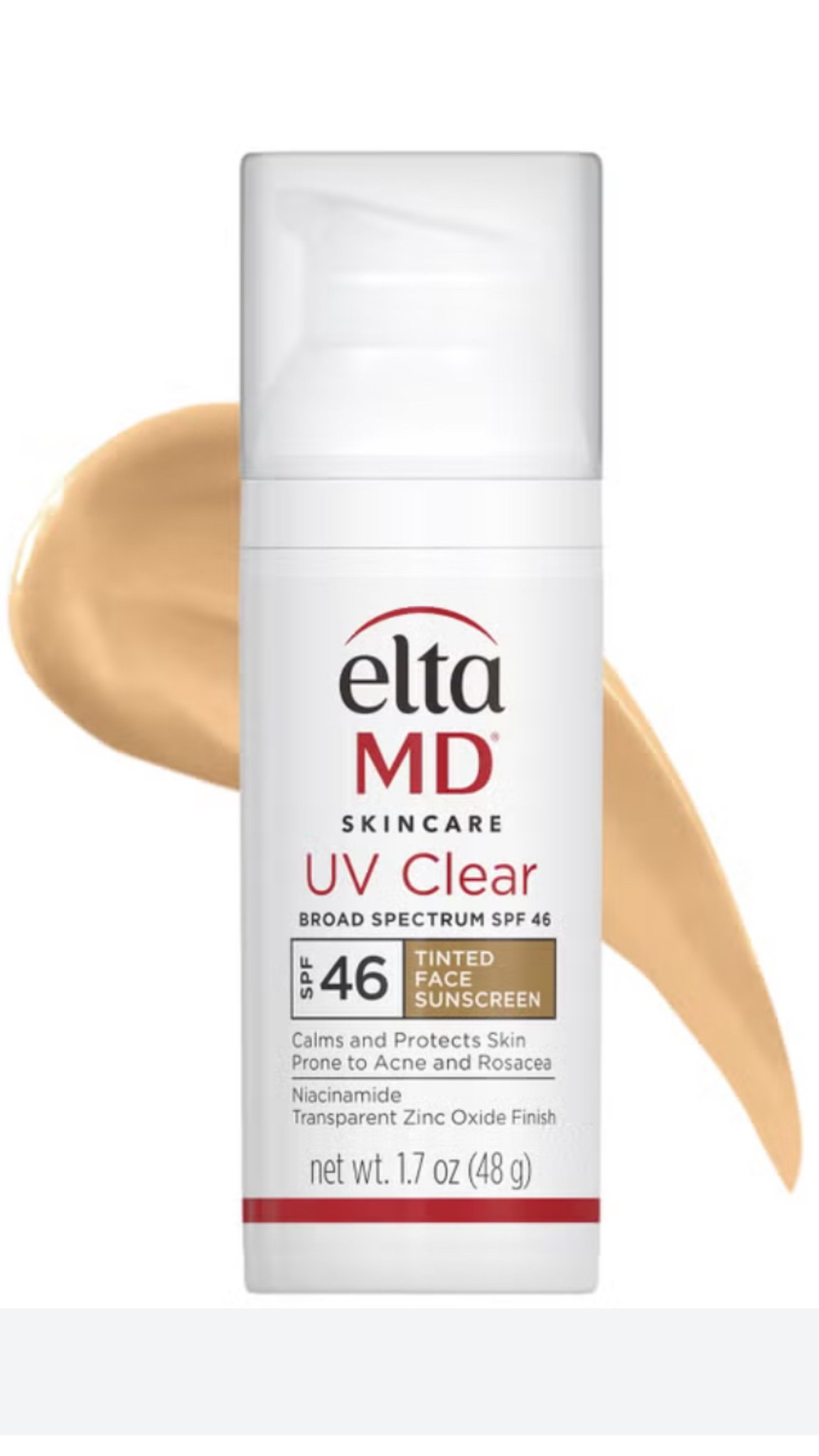 The tinted SPF moisturizer I swear by! Medical grade skincare that’s so lightweight you don’t even notice it. And the tint is just perfect for fair skin! ☀️