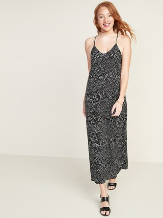 Sleeveless V-Neck Maxi Shift Dress for Women | Old Navy (US)