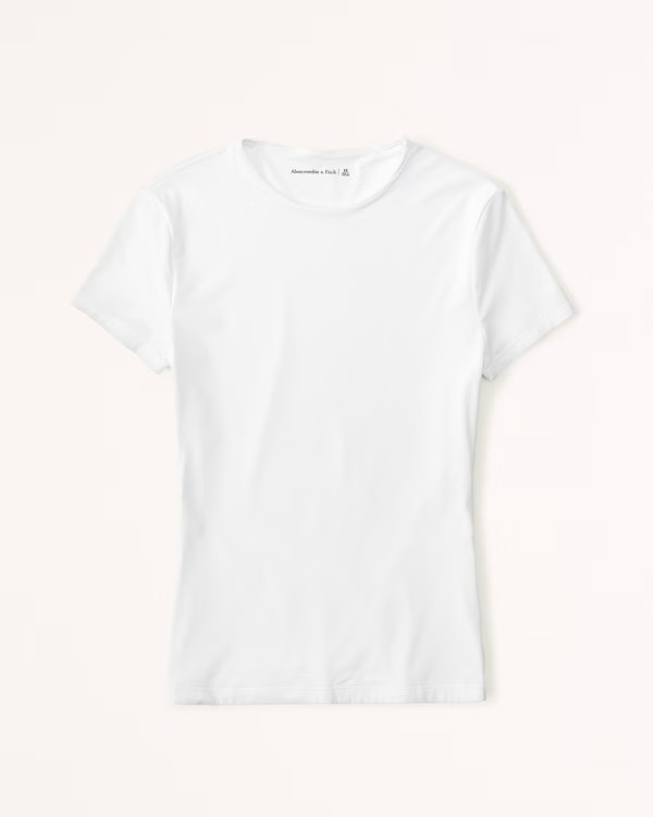 Soft Matte Seamless Tee Bodysuit | Abercrombie & Fitch (US)