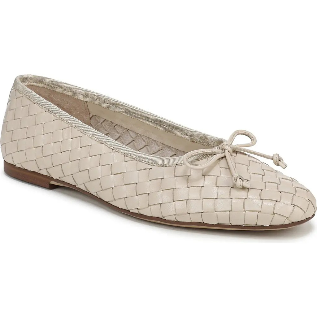 Sam Edelman Ruthie Woven Ballet Flat in Modern Ivory at Nordstrom, Size 9.5 | Nordstrom
