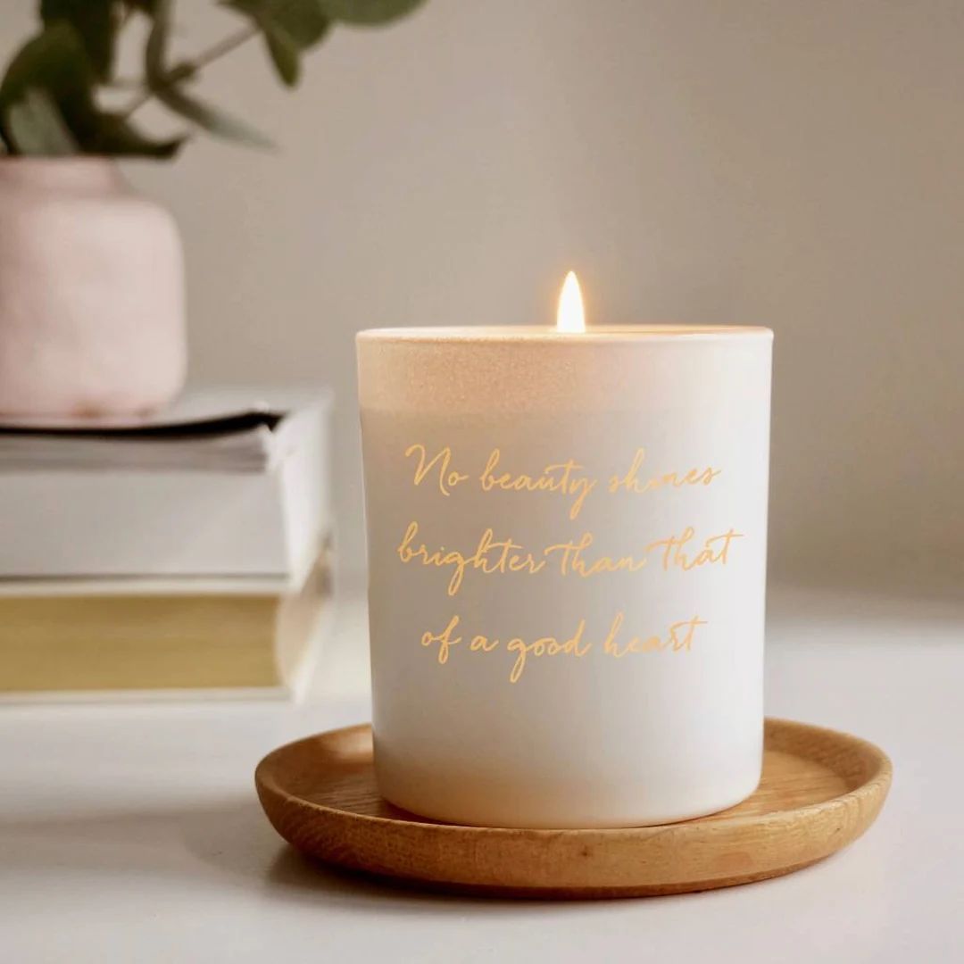 Personalised Quote Engraved Scented Candle - Etsy | Etsy (US)