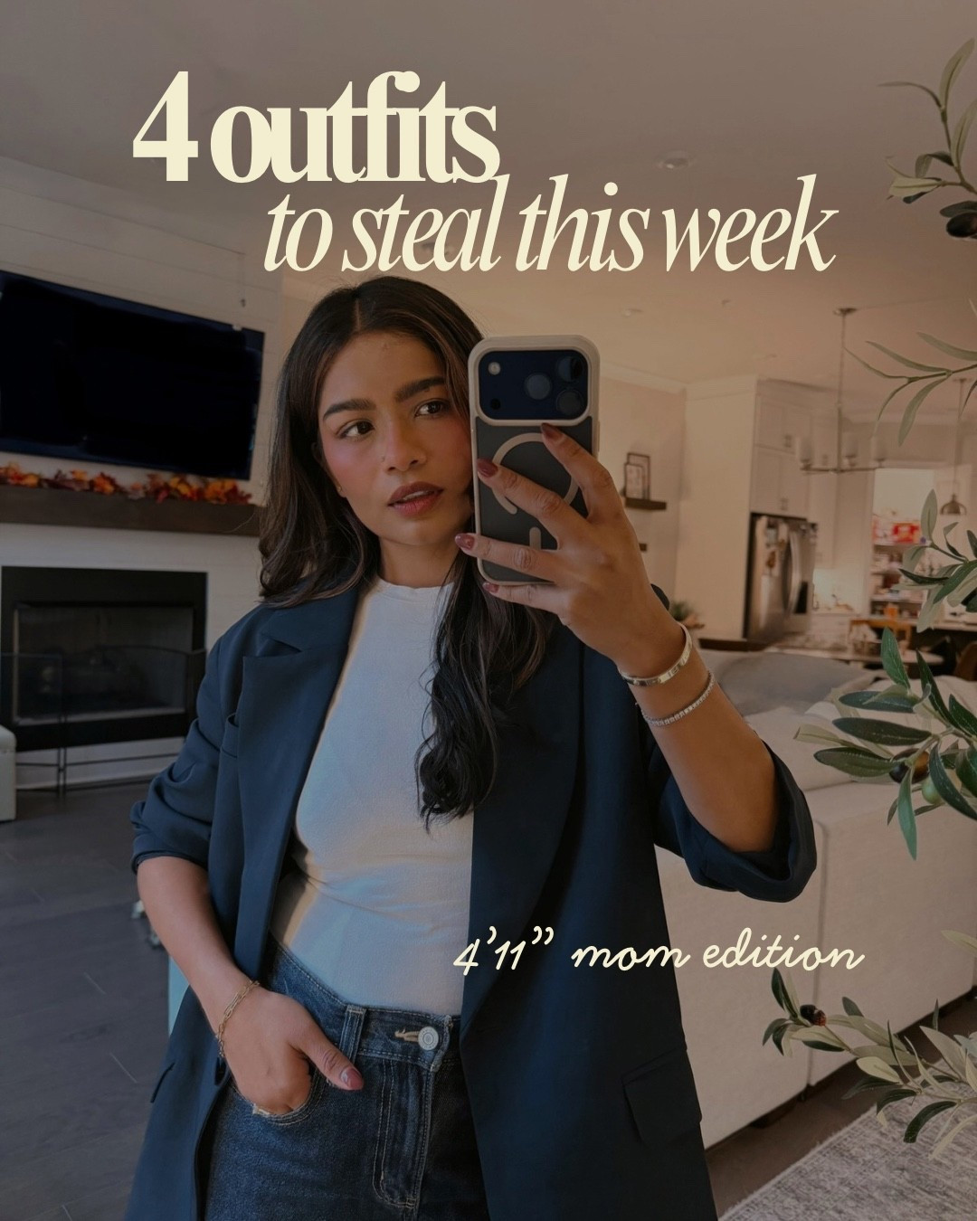 Petite mom outfits for Fall 

Sizes:

Black sweater & brown skirt:
-small in sweater 
-US 2 in mini skirt 

Navy blazer: 
-US 4 in blazer 
-size 14 in jeans 

Pink stripe top:
-wearing xs in top (runs oversized)

Blue cardigan and brown skirt:
-wearing small in cardigan 
-xs in suede skirt

#LTKootd #LTKPetite #LTKSeasonal