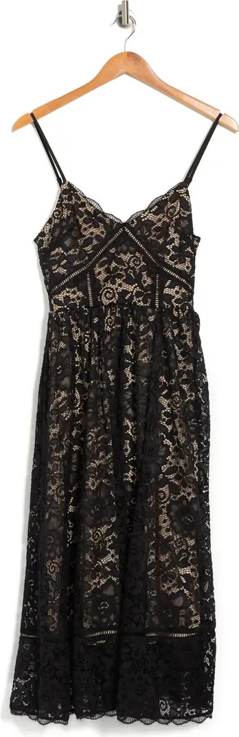 NSR Crochet Stretch Lace Midi Dress | Nordstromrack | Nordstrom Rack